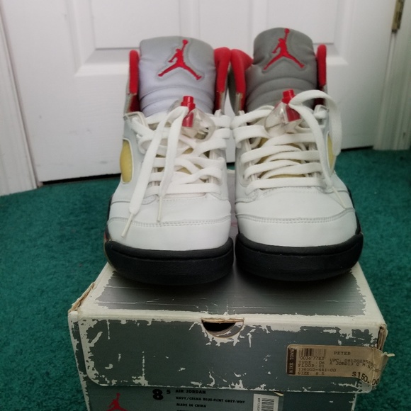 00 jordan fire red 5 - Picture 1 of 5